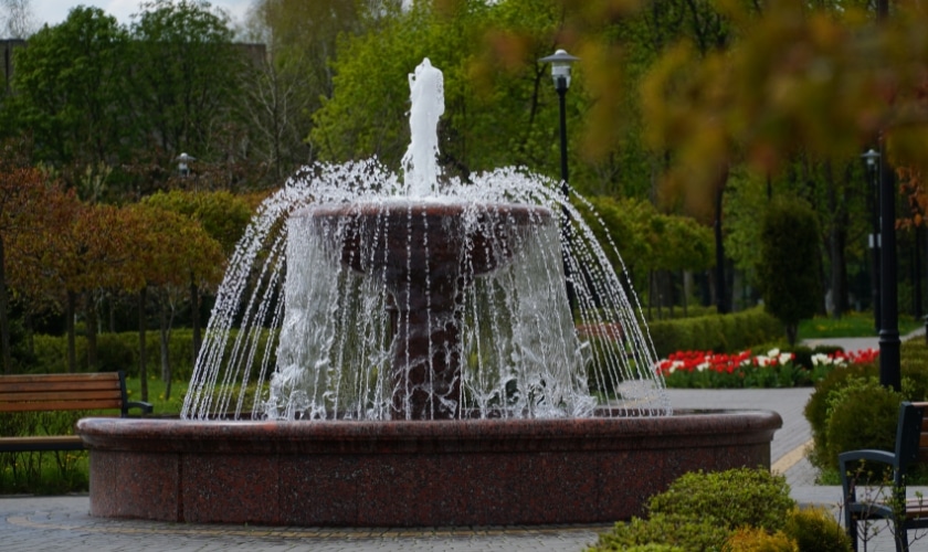 eco friendly commercial fountain