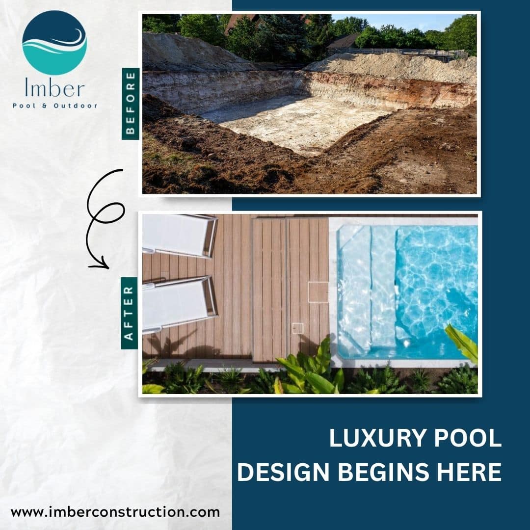 Vinyl Pool backyard transformation